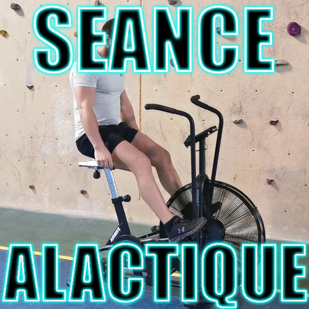 séance alactique sur assault bike