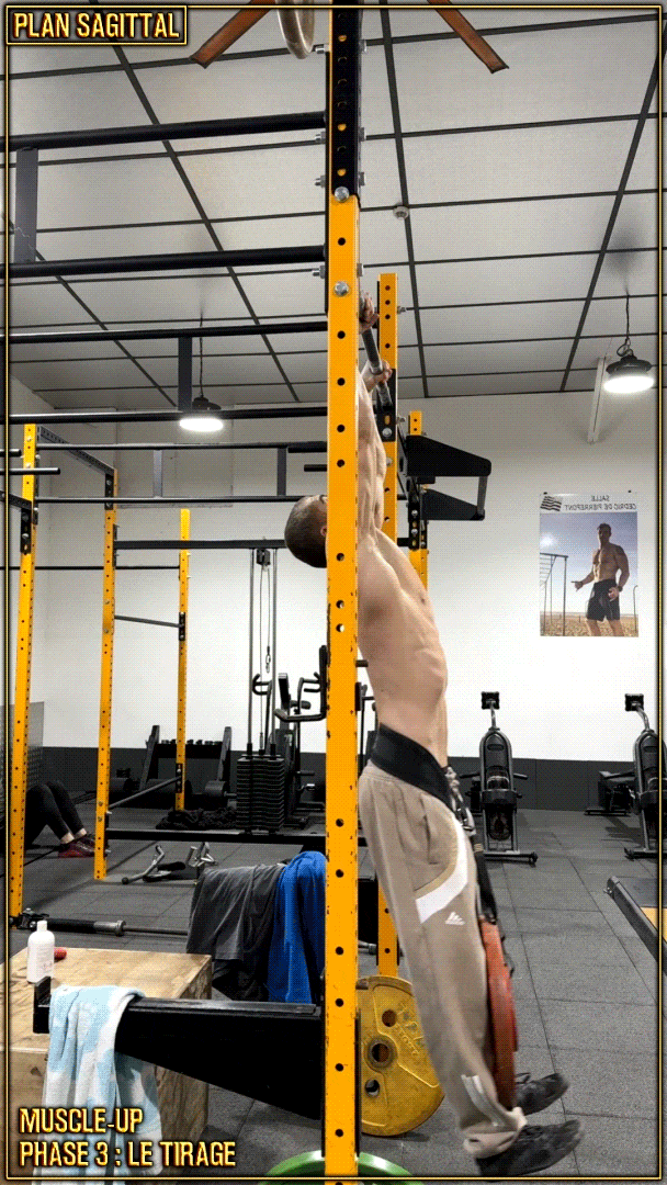 Muscle-up en street lifting - tirage - les intentions du tirage - Aubin Chevillard