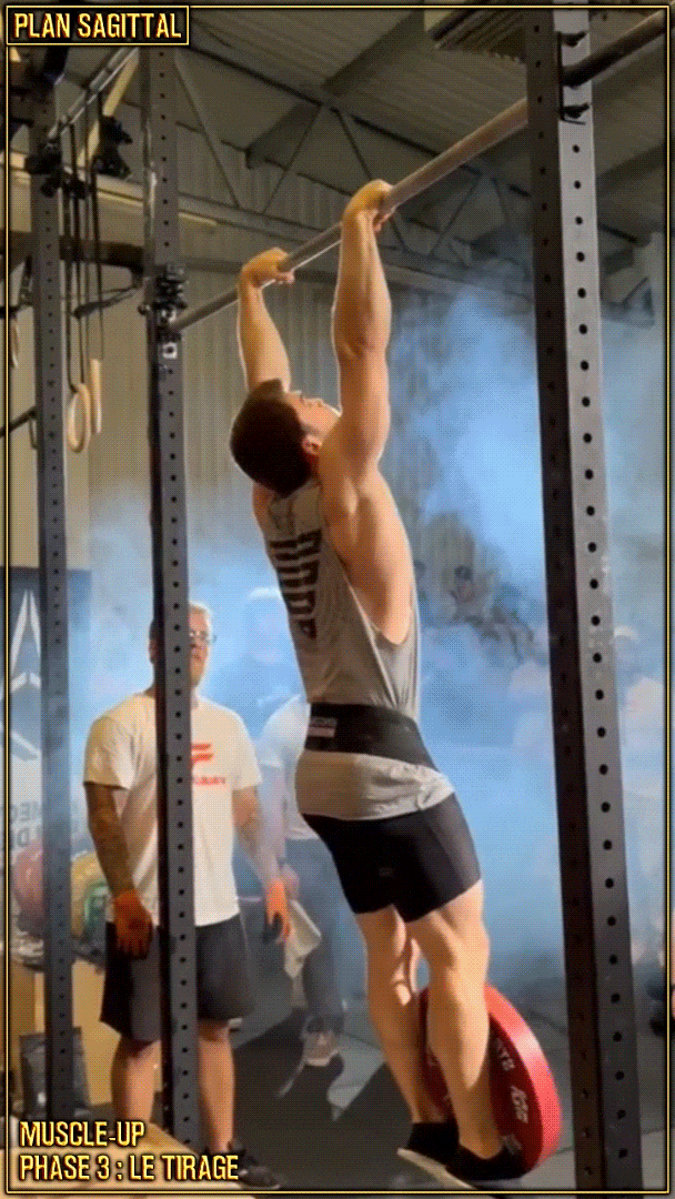 Muscle-up en street lifting - tirage - les intentions du tirage - Pere Coll