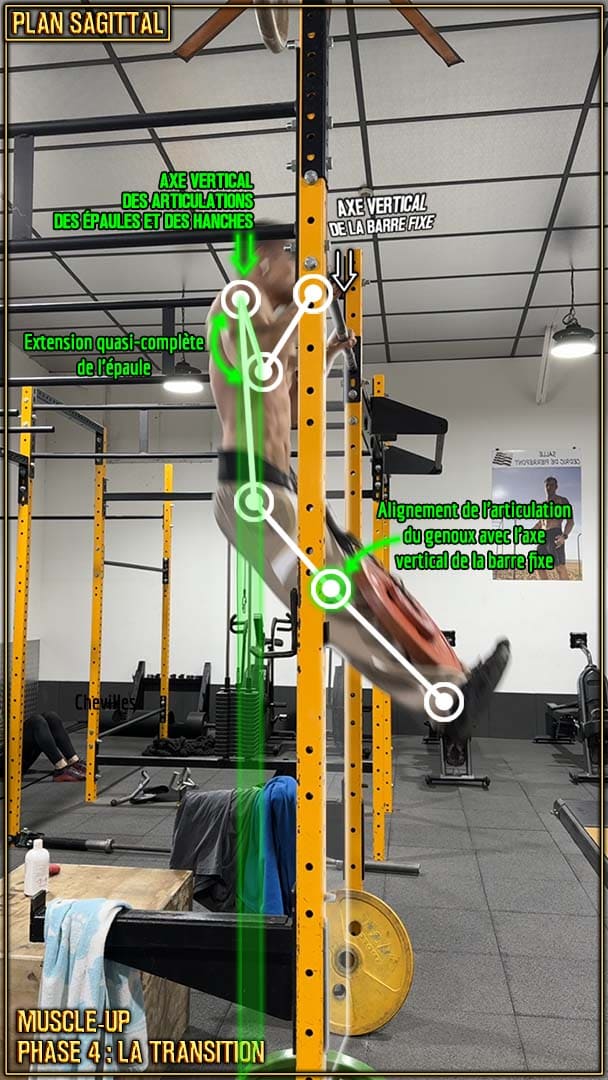 Muscle-up - transition - milieu de transition - points de repères - Aubin Chevillard